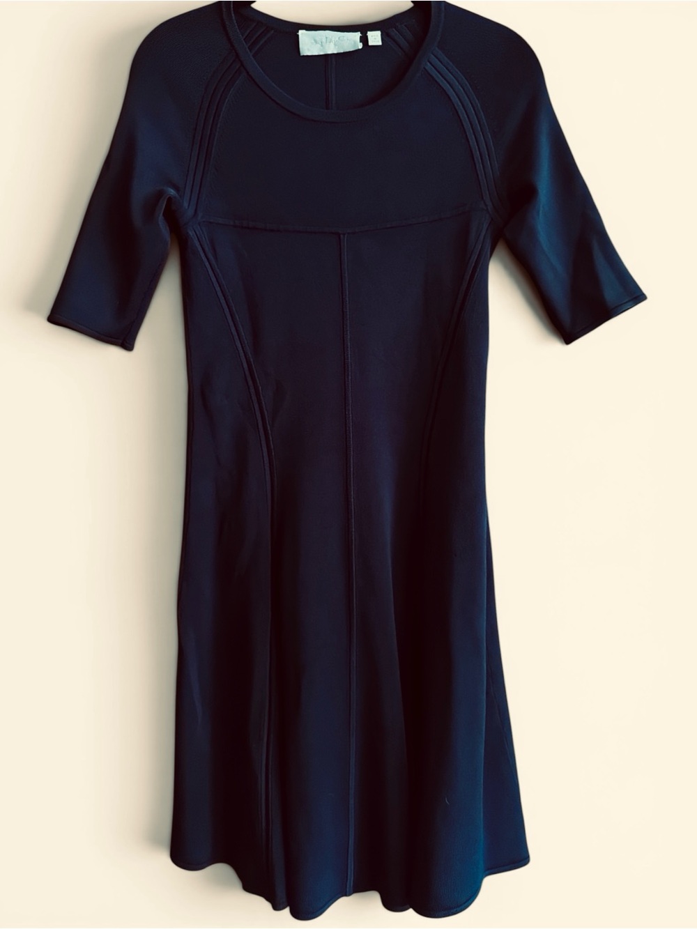 A.L.C. Midnight Navy MiniMidi A-Line Dress